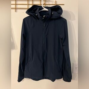 Lululemon Navy Blue Hooded Windbreaker Jacket Women’s Size 2